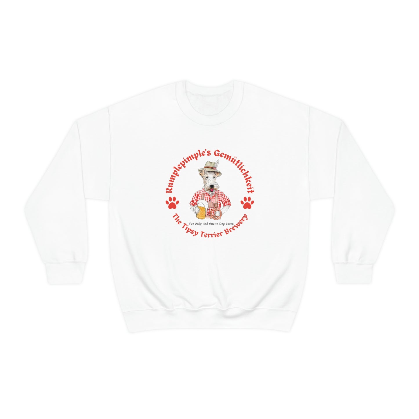 Tipsy Terrier Rumplepimple's Gemütlichkeit Crewneck Sweatshirt