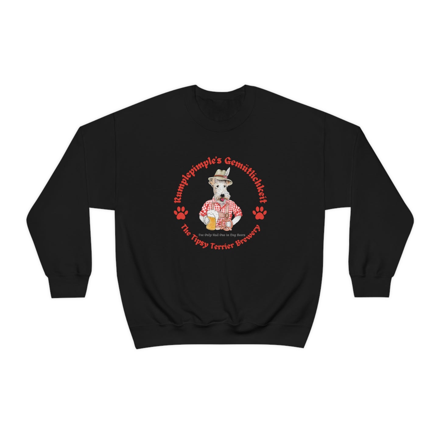 Tipsy Terrier Rumplepimple's Gemütlichkeit Crewneck Sweatshirt