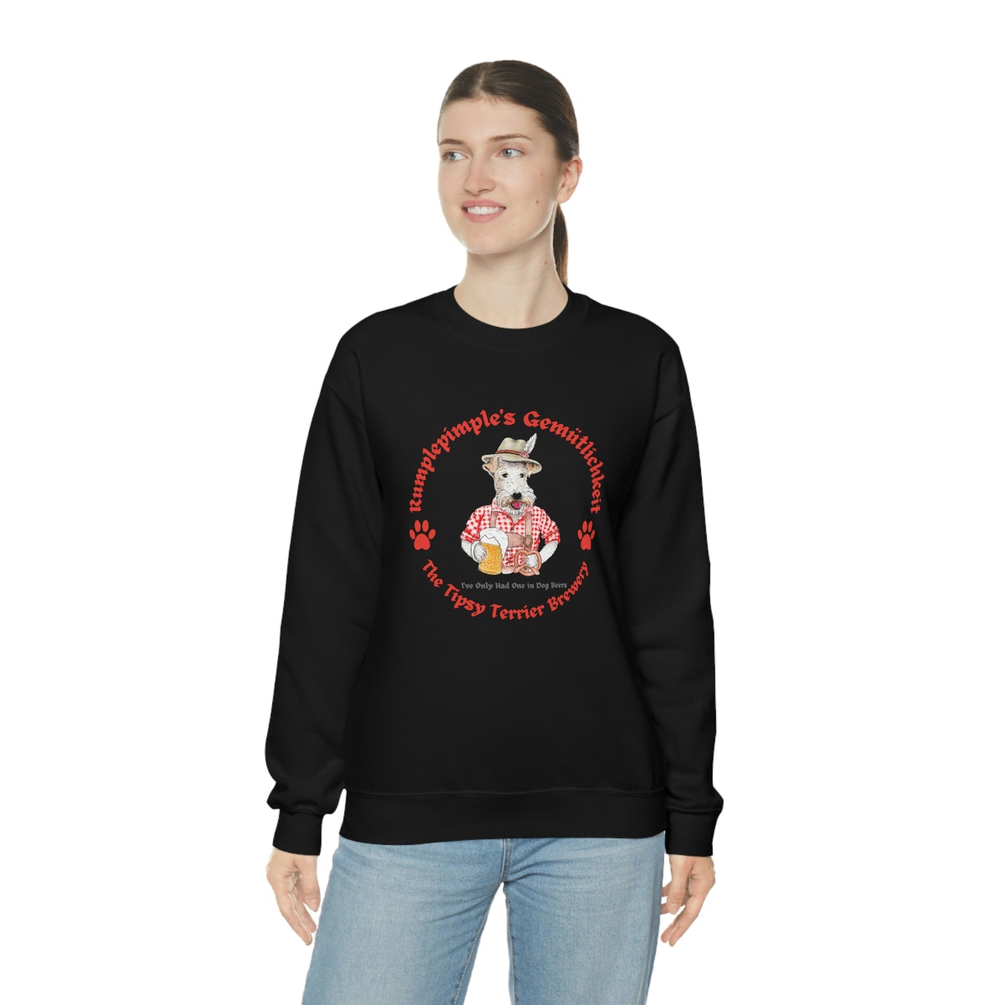 Tipsy Terrier Rumplepimple's Gemütlichkeit Crewneck Sweatshirt