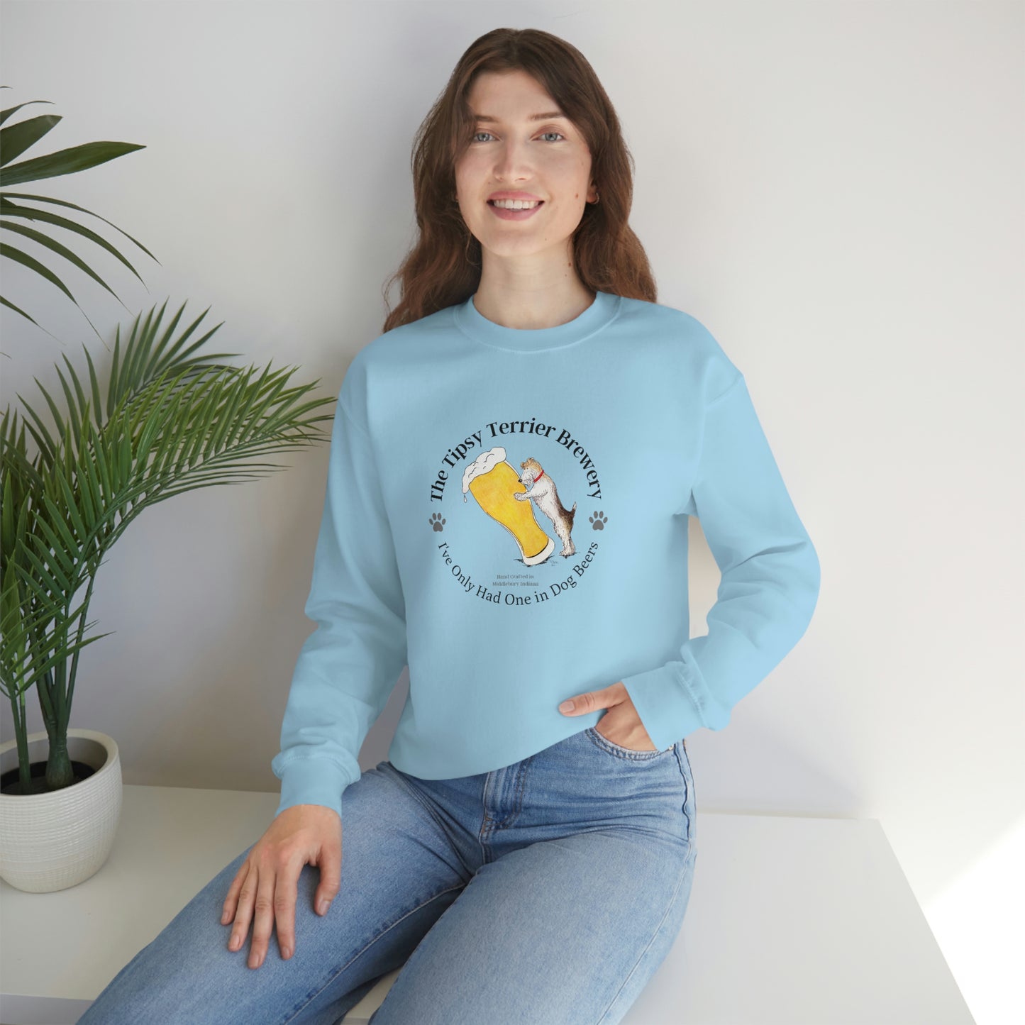 The Tipsy Terrier Logo Crewneck Sweatshirt