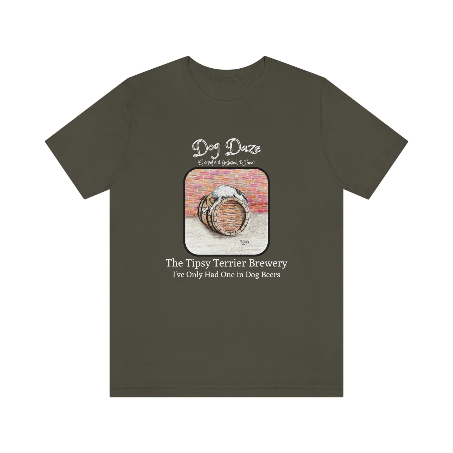 Tipsy Terrier Dog Daze T-Shirt